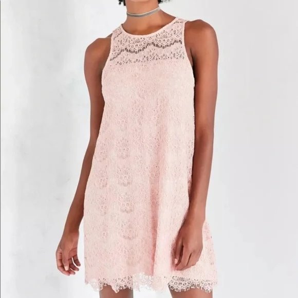 Kimchi Blue ~ Lace A-line Sleeveless Dress - Picture 7 of 11